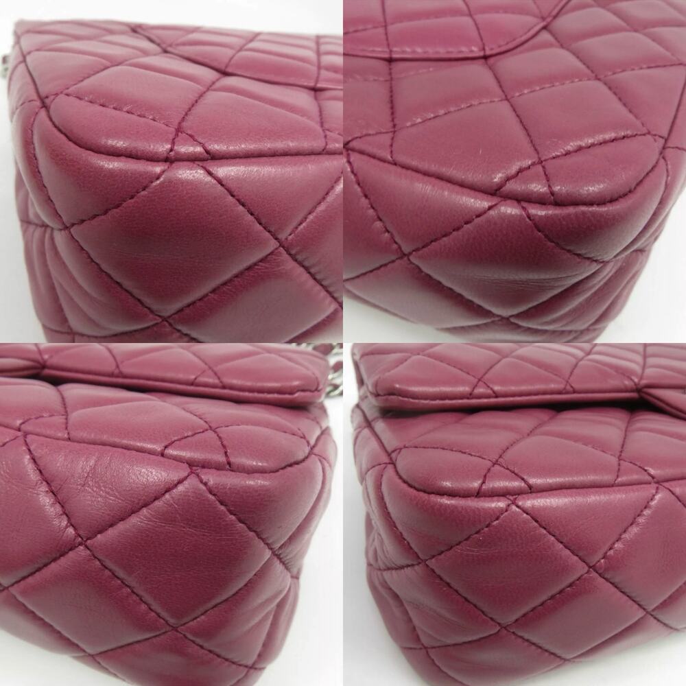 💎✨BEAUTIFUL✨💎Authentic CHANEL Quilted CC Double Flap Chain Leather - Picture 8 of 10